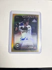 Jonah Cox Auto -2024 Topps Pro Debut Gold Autograph #/50 PD-61 - Giants