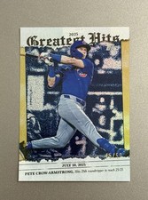 2026 Topps Series 1 - Pete Crow-Armstrong Gold /50 Greatest Hits - Cubs 🔥