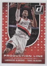 2014-15 Panini Donruss Production Line Scoring LaMarcus Aldridge #8 3d1