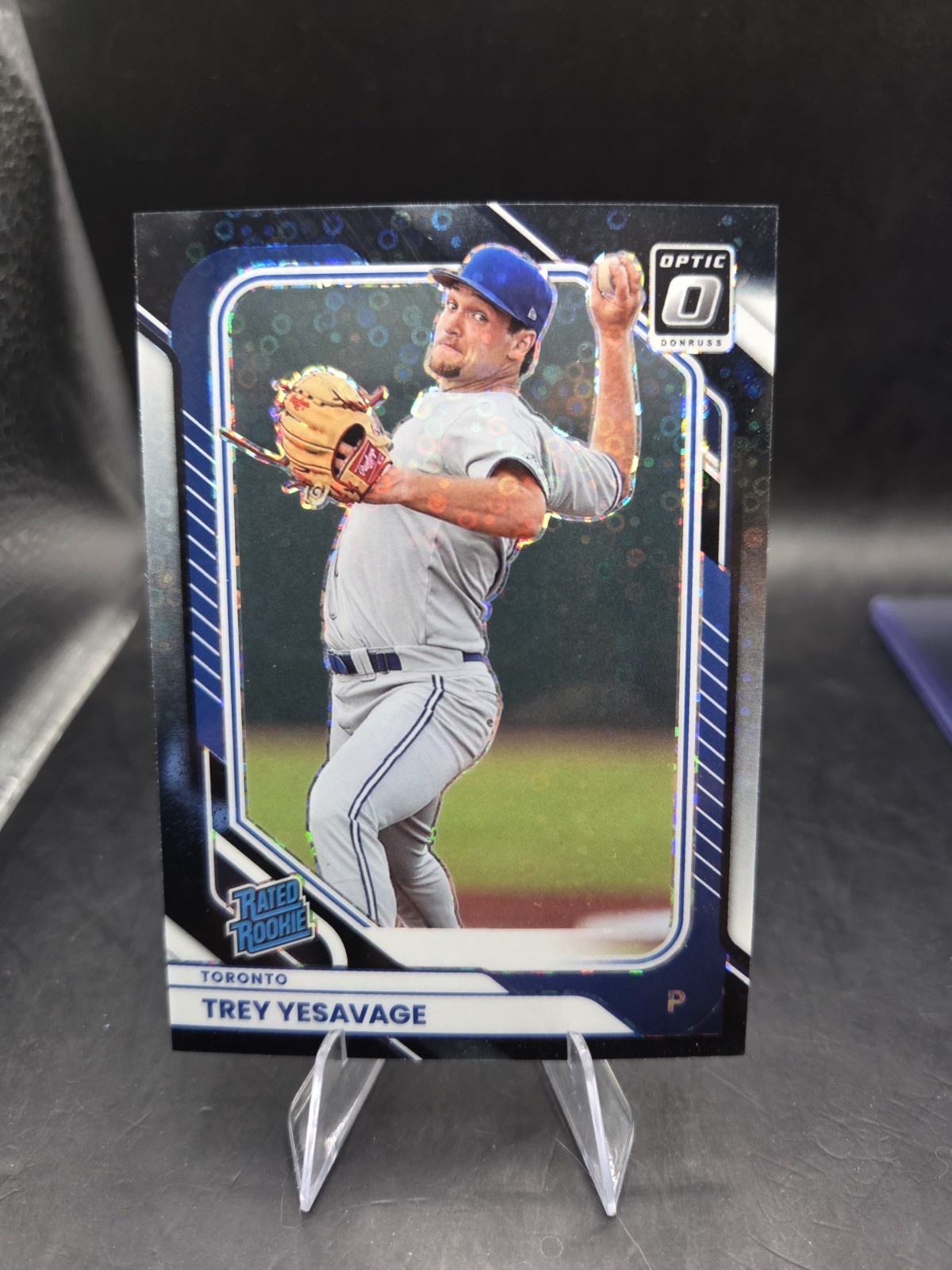 2026 Donruss #37 Trey Yesavage Optic Circles Rated Rookie Blue Jays