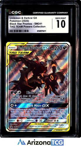 Umbreon & Darkrai-GX graded CGC 10 for sale on eBay