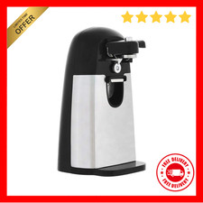 3-In-1 Electric Can Opener, Bottle Opener and Knife Sharpener, with Stainless St