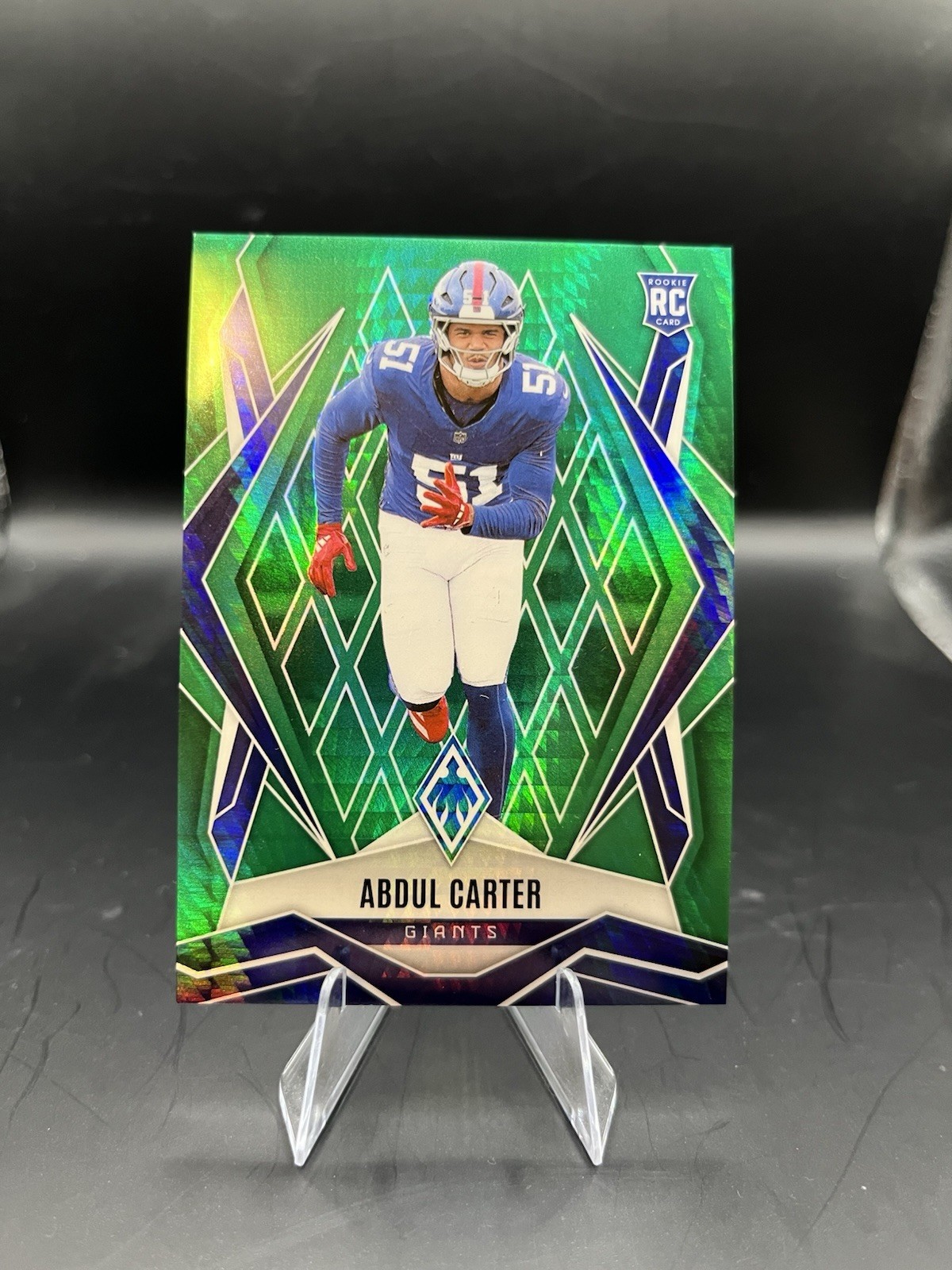 Abdul Carter RC 2025 Panini Phoenix Winter Green /149 #177 ROOKIE Giants