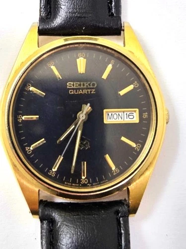 Vintage Seiko Day/Date Men's Wrist Watch