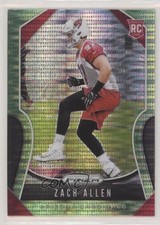 2019 Panini Prizm Rookies Neon Green Pulsar Prizm Zach Allen #389 00jz