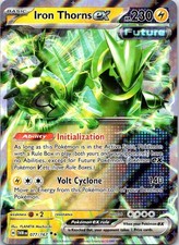 Iron Thorns ex 077/167 Double Rare Twilight Masquerade Pokemon Holo Near Mint