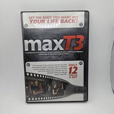 Max T3 Exercise DVD Set Program High Intensity Workout 2009