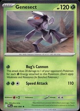 GENESECT 008/094 Rare Phantasmal Flames Pokemon Holo LP A8: 65