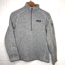 Patagonia Women's S Gray Better Sweater 1/4 Zip Pullover Fleece