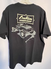 Vintage Austin Speed Shop Xl T-shirt Y2k Graphic T Hotrod Rockabilly Usa