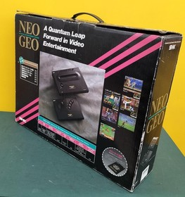 SNK Neo Geo Main Body Arcade Console Used with Controller & Cables