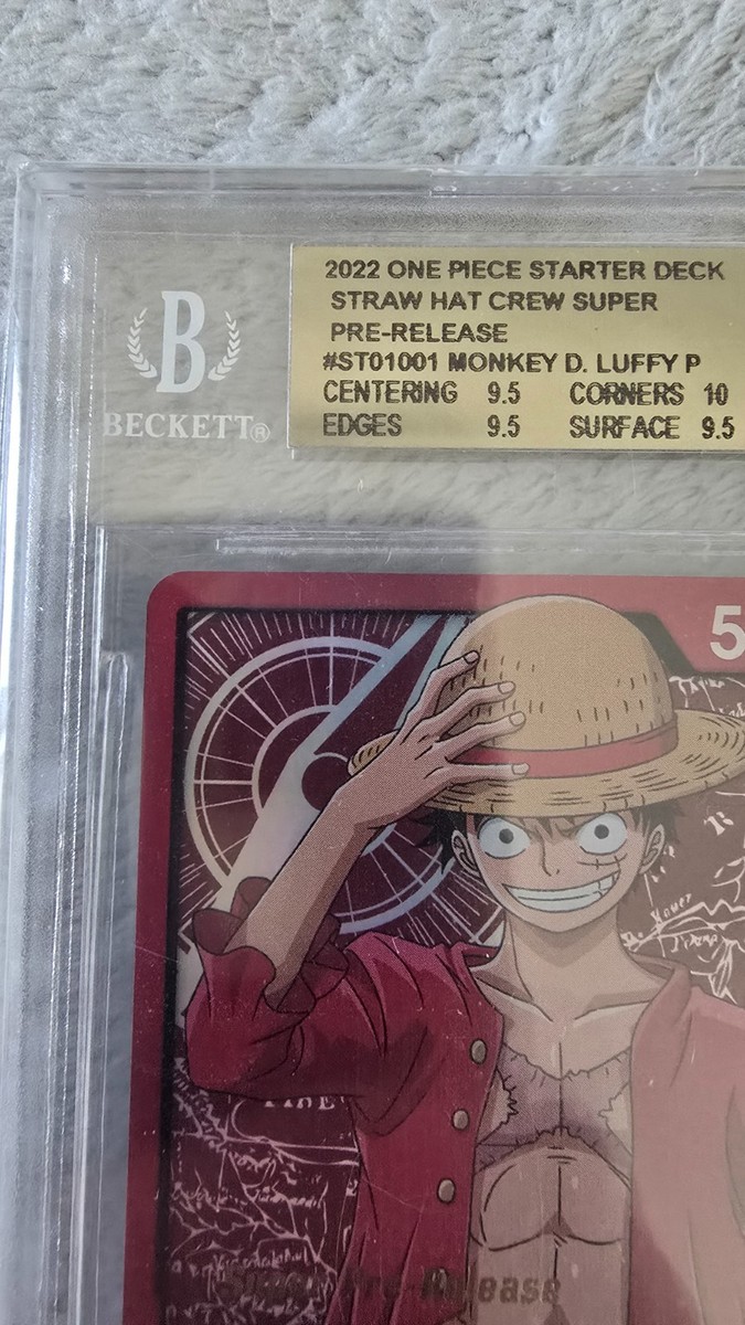 Monkey.D.Luffy ST01-001 One Piece Super Pre-Release Leader Alt Art