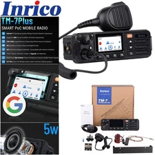 Inrico TM-7 Plus 4G LTE Android MINI Car Mobile Radio Network PTT Walkie Talkie