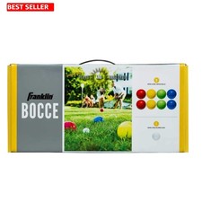 Franklin Sports Bocce Ball Set - Complete 8 Balls 1 Pallino for 4 Players