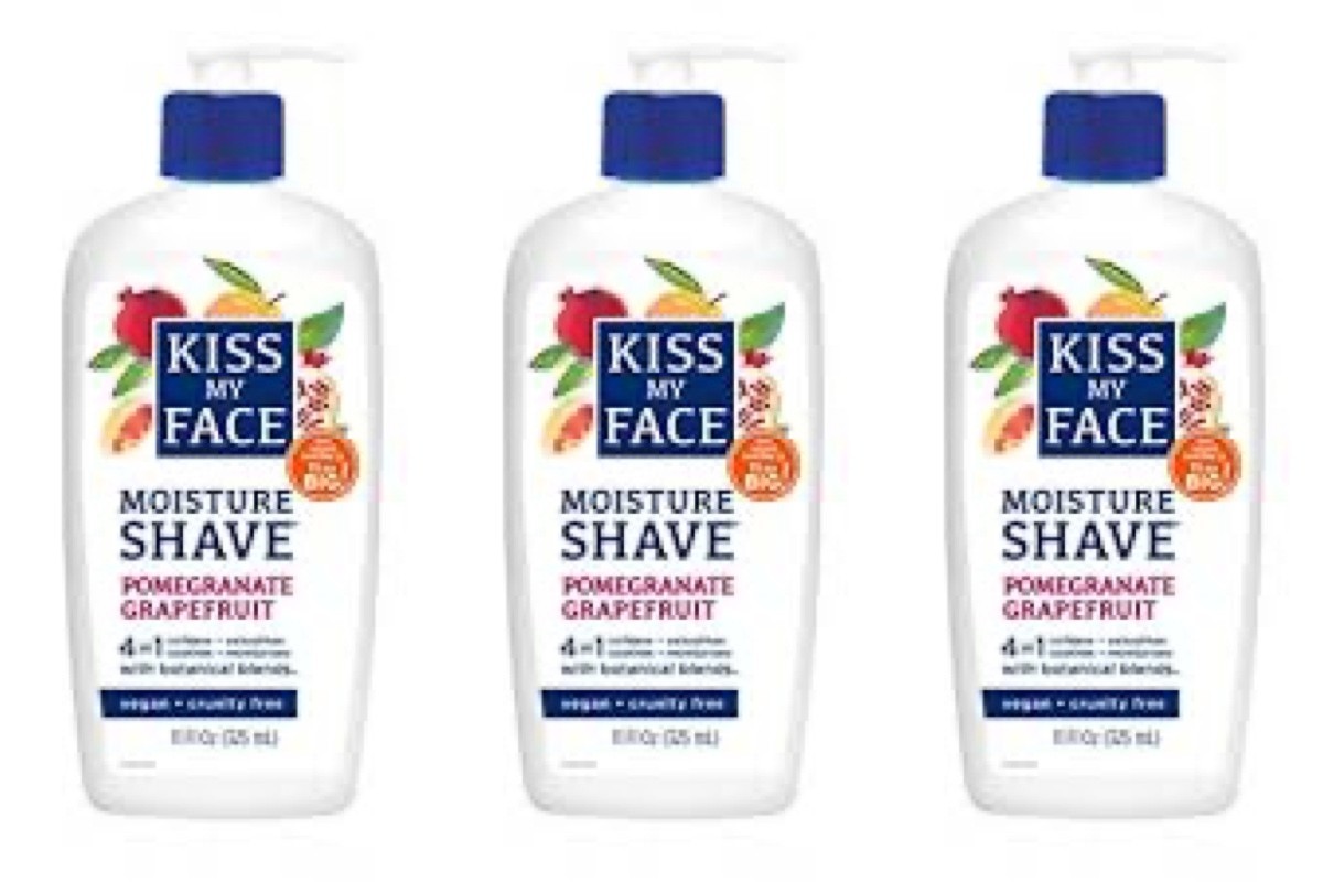 3 Kiss my Face Moisturizing Shave POMEGRANATE GRAPEFRUIT 11o