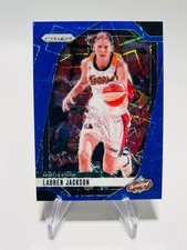 LAUREN JACKSON 2024 Panini Prizm WNBA BLUE VELOCITY PRIZM #108 Storm