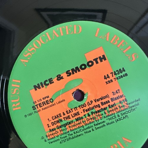 Nice & Smooth - ——Cake & Eat It Too—— 12" Record 1991 - Picture 22 of 22
