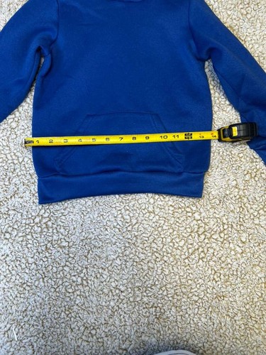 Conjunto de sudadera con capucha y pantalones deportivos para niños talla 5/6 negro y azul cálido conjunto polar - Imagen 6 de 17