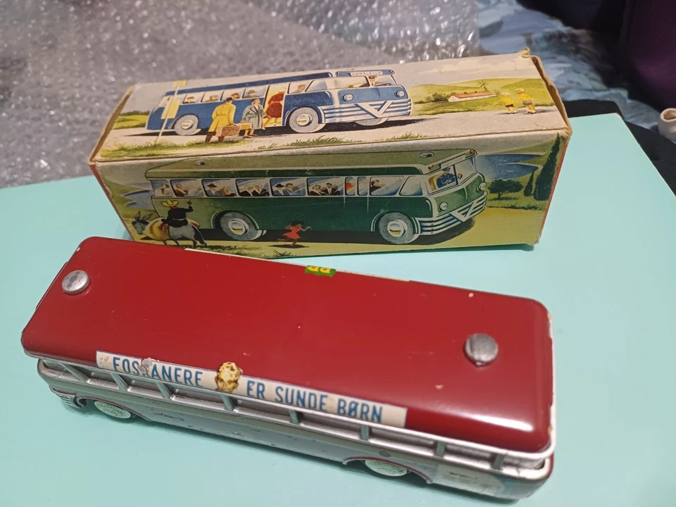 Autobus Bus Volvo Scania DSB Made In Denmark Tekno Original Box No Old Cars  - Immagine 3 di 4