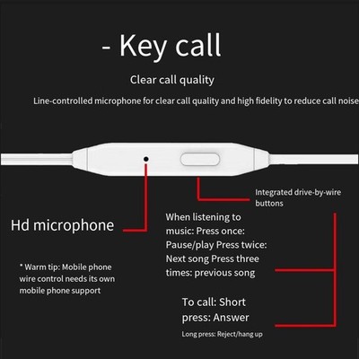 In-Ear Ohrhörer kabelgebunden Kopfhörer 3,5 mm Audio Klinke kompatibel mit Lap