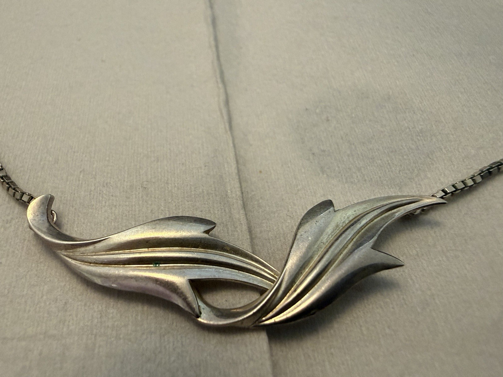Superb Vintage Modernist Solid Silver Andreas Dau… - image 4