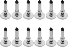 12 Pcs Silver Universal Stylus Replacement Tips,Universal Disc Tips Round Shape