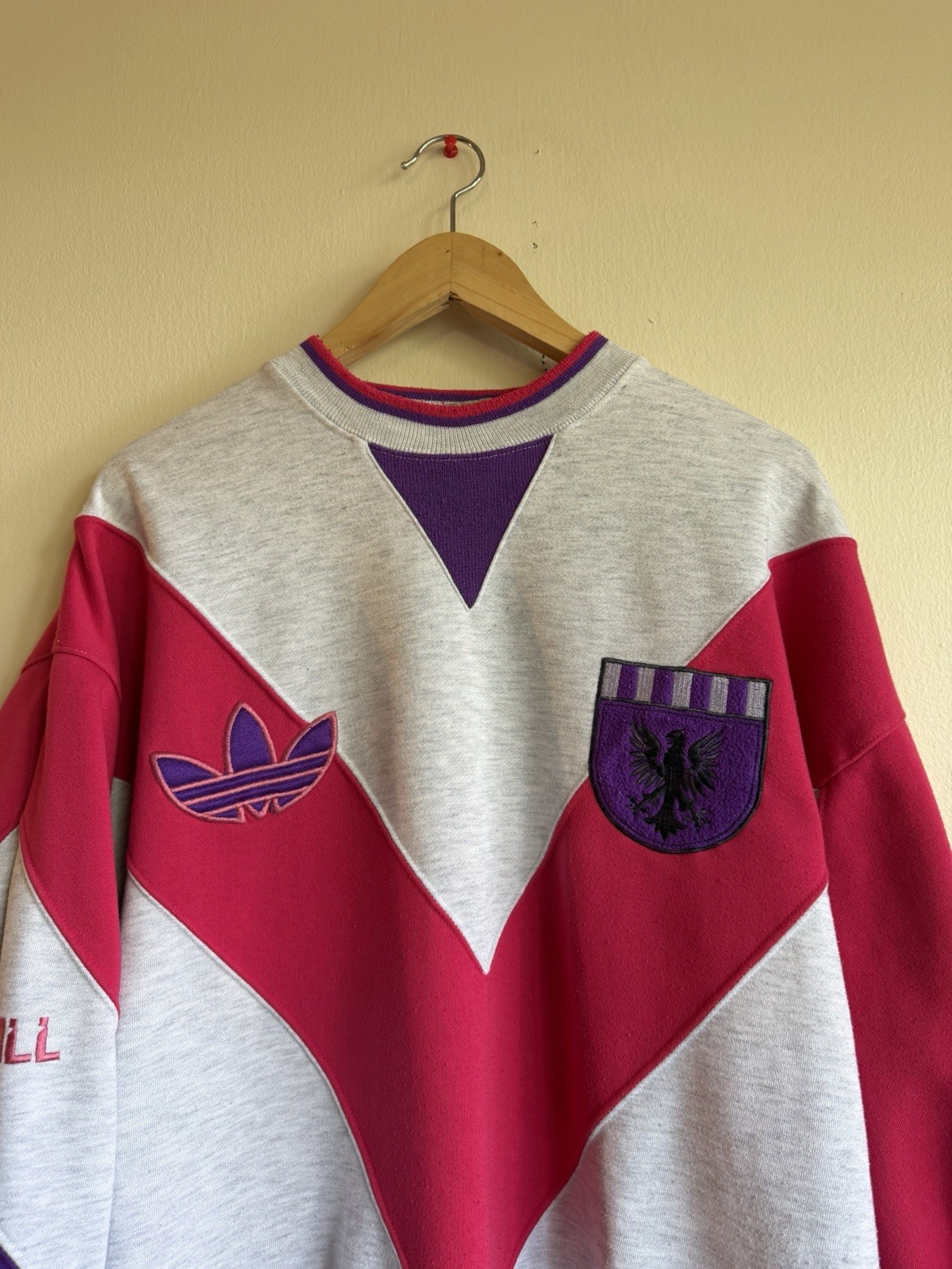Vintage Adidas Etrusco Unico 1990 FIFA World Cup Sweatshirt Rare Soccer Fussball image 2
