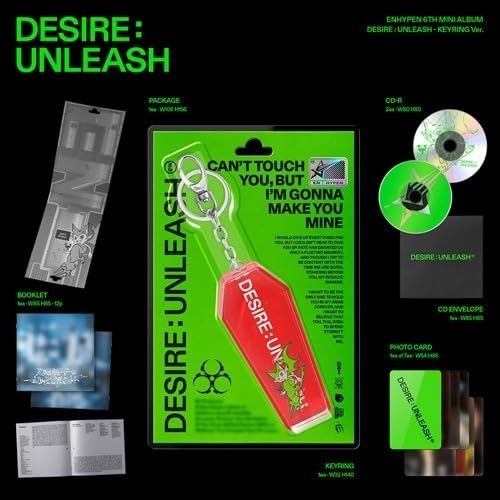 Audio Cd - Enhypen - Desire : Unleash (Keyring Ver.) - Belift Lab -D- Neu-image