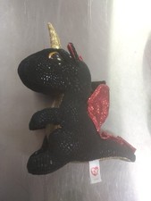 TY Beanie Boos - GRINDAL the Unicorn Dragon (6 inch) Stuffed Plush