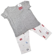 NEXT Baby Boys Lovely 2 Piece Short Sleeve T-Shirt Joggers London Print Set