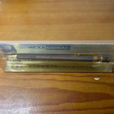 STAEDTLER Hexagonal 925 77 Version-1  Gray&Gold Limited  0.5mm used