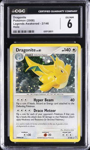 Dragonite graded CGC 6 for sale on eBay