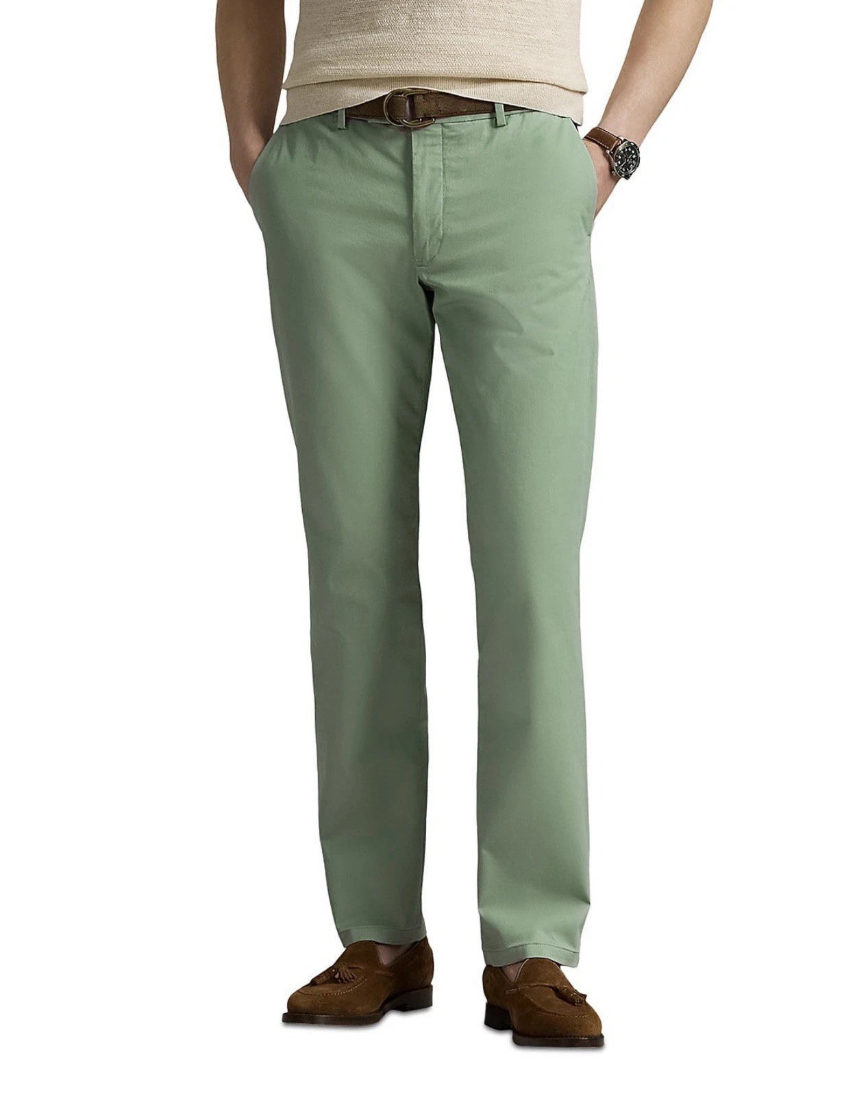 Polo Ralph Lauren Men's Stretch Straight Fit Pant Color Faded Mint / Green NWT