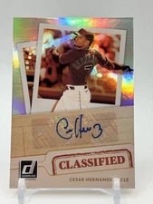 2021 Panini Donruss Classified Signatures Cesar Hernandez #CS-CH Auto CLEVELAND
