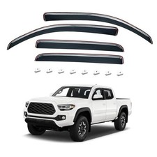 in-Channel Rain Guards Compatible with 2016-2023 Tacoma Double Cab In-Channel