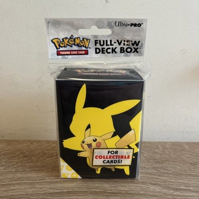 Pokemon Card Supplies - Full View Deck Box - PIKACHU - New