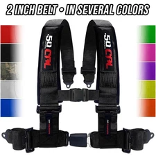 4 Point Racing Harness with Push Button Quick Release Seat Belt UTV RZR Can-Am
