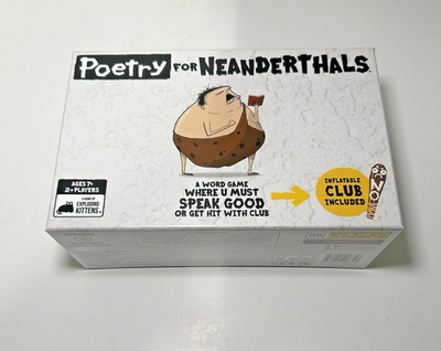 Poetry for Neanderthals by Exploding Kittens- Word Card Party Game-NEW