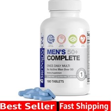 Comprehensive Men's 50 Multivitamin Supplement - 180 Tablets for Energy
