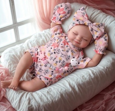 Reborn Babys, 17 Zoll Skylar lebensechte Newborn Baby Puppe,