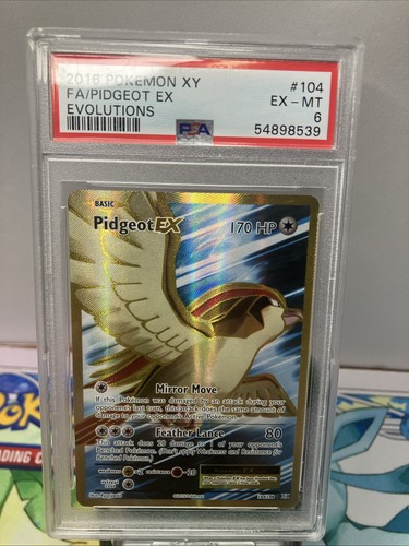 Pidgeot-EX graded PSA 6 for sale on eBay