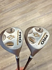 Wilson Pro Tech 3 & 5 Wood Set Right Handed Regular Flex Carbon Fiber Graphite