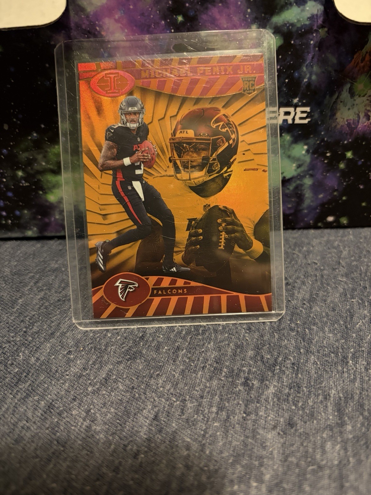 2024 Panini Illusions - Michael Penix Jr. #4 Trophy Collection Orange (RC)