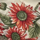 April Cornell Sunflower Cotton Napkins.  Set of 9 Large Splashy Flowers 14”x16” — photo 1