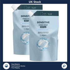 Nourishing Sensitive Hand Soap Refill Pouch - 2 x 1000ml for Soft, Clean Hands 4.00 per litre