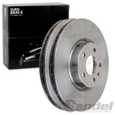 2X EUROBRAKE BREMSSCHEIBEN 284mm BELÜFTET VORNE PASSEND FÜR ALFA ROMEO 147 156