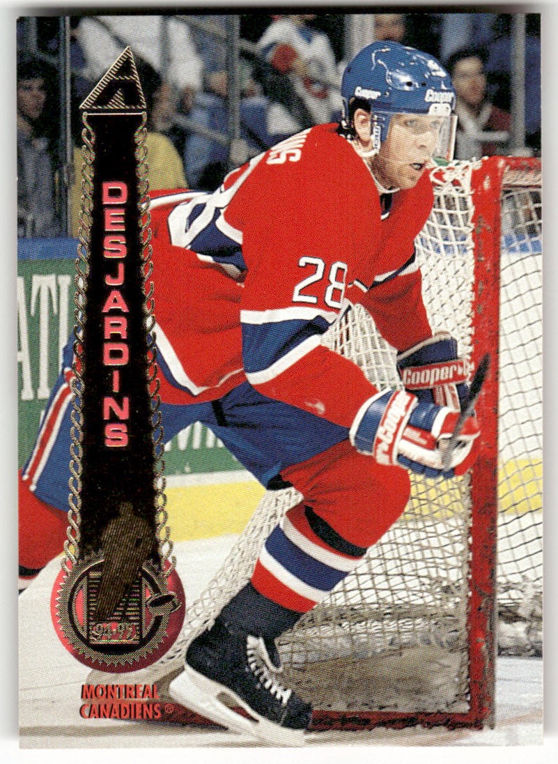 1994-95 Pinnacle #106 Eric Desjardins Montreal Canadiens