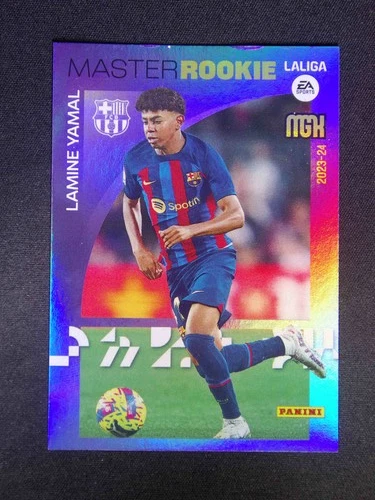 2023-24 Panini Megacracks La Liga Lamine Yamal #423 Master Rookie EA Sports