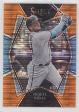 2022 Panini Select Premier Level Orange Pulsar Prizm /16 Miguel Rojas #131 19fe