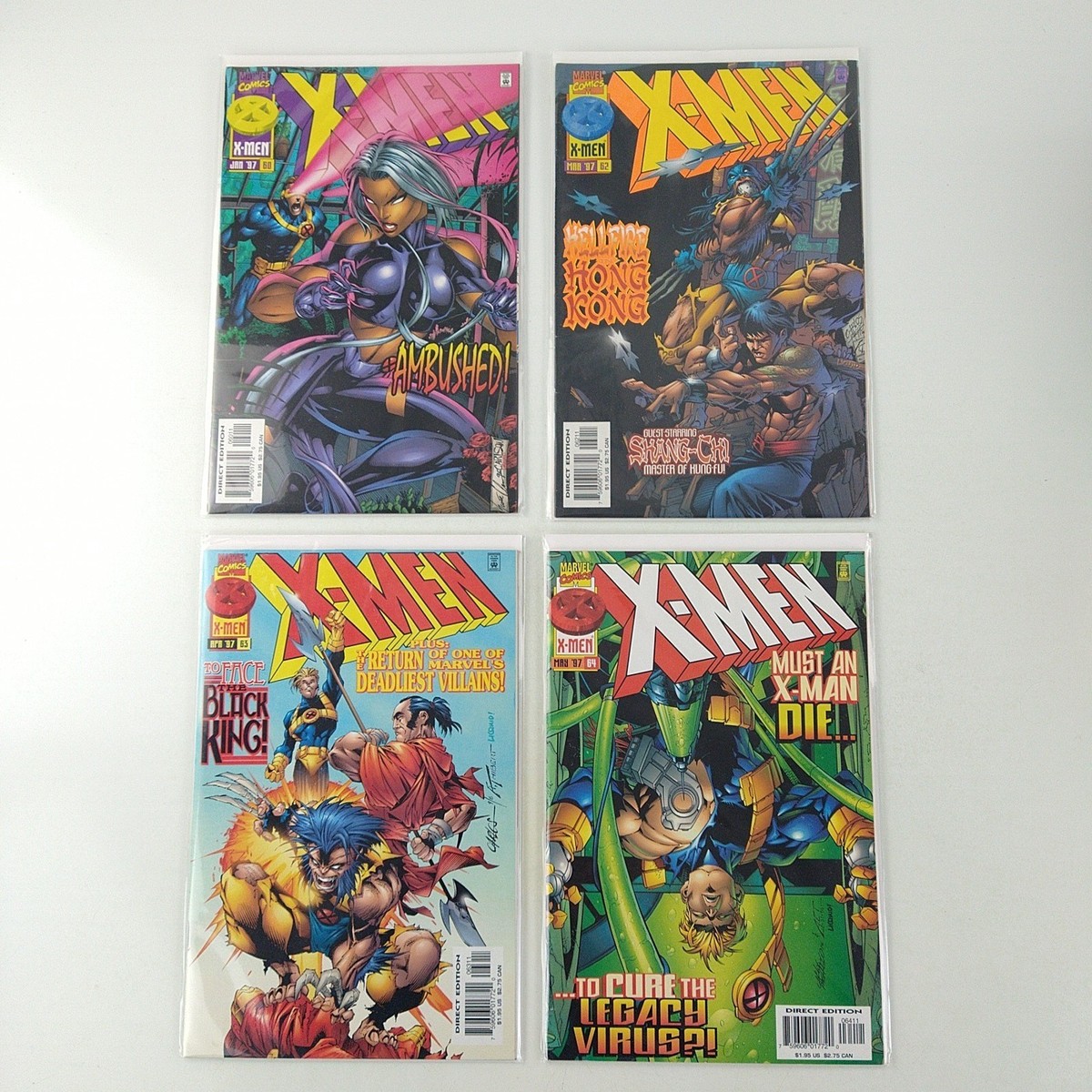 全巻セット MeM X-Men #60 62 63 64 Lot VF/NM (1997 Marvel Comics) | eBay